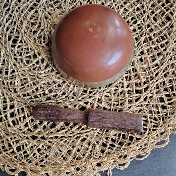 Tibetan Singing Bowl w/ Boho Box - Picture 2 of 5